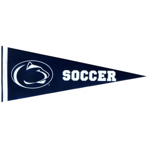 Penn State athletic logo soccer pennant image